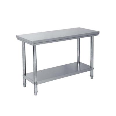 China Cold Rolled Steel+Stainless Steel+Stainless Factory Price Restaurant Kitchen Table Stainless Steel Food Prep Work Table for Commercial Kitchen for sale