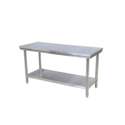 China Custom Cold Rolled Steel+Stainless Steel Kitchen Tables Corrosion Resistant Different Sizes Work Table for sale