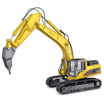 China Machinery Repair Shops JIsion 1711/1911Excavator Toy 1:50 Metal Die Cast Static Drill Excavator Toy for sale