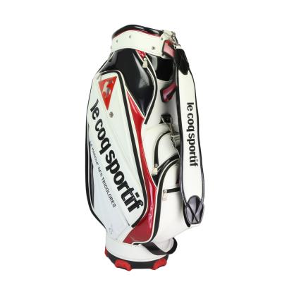 China Custom PU Propeller OEM Golf Caddy Bag Golf Carry Bag Design You Own Logo Cart Bag for sale