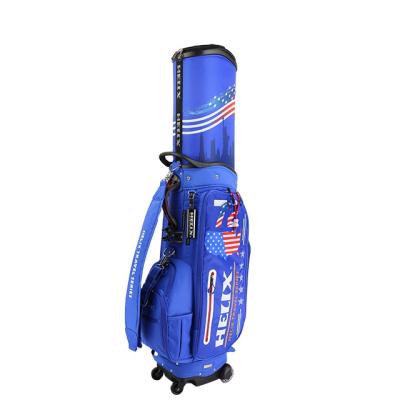 China New Style 14 Way PROPELLER Golf CADDY Bag Custom Waterproof Pockets Logo Design Staff Golf Bag Nylon Cart Bag for sale