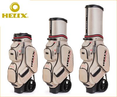 China Wholesale NYLON Propeller Golf Bag With Wheels / PROPELLER Golf Stowable Nylon Bag With Wheels for sale