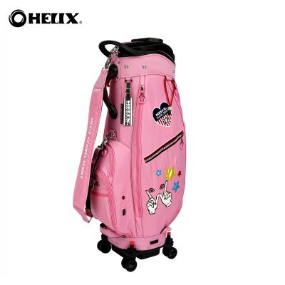 China Propeller Nylon Women Golf Bag Cute Girl Golf Club Carry Bag Easy Carry Golf Travel Bag for sale