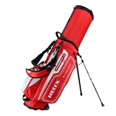 China Propeller Golf Rack Bag Nylon Airmail Bag Carry Telescopic Roller for sale