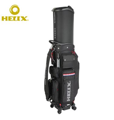 China Nylon Helix Collapsible Golf Bag with Wheels for sale