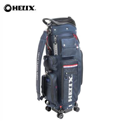 China Fashionable Propeller Golf Bag With Wheel Easy Carry Handle Golf Bag, Stowable Golf Travel Bag With Built-in Handle for sale