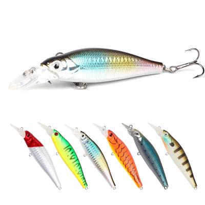 China 6g 10g 15g Black Lures Fishing Saltwater Minnow Lure Bait FM01 for sale