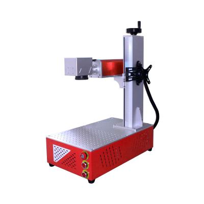 China Water-cooled Laser Engraving Marker 20w 30w 50w Fiber Laser Benchtop Marking Machine for sale