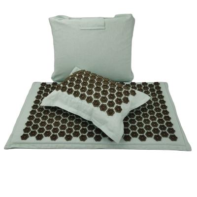 China Wholesale Custom Made Mat Acupuncture Mat And Pillow Set Massage Mat Acupressure Heath China Body Health Care for sale