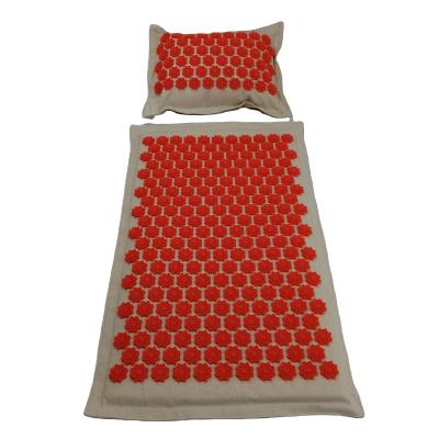 China Body Manufacturer Wholesale Healthy Stress Relief Acupressure Heath Mat and Pillow Set China Acupressure Mat for sale