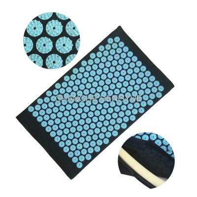 China Body Manufacturer Wholesale Healthy Stress Relief Acupuncture Mat Set China Acupressure Mat Organic Short Massage Mat for sale