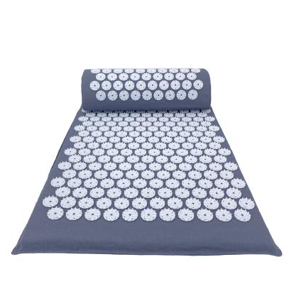 China New portable natural wholesale plastic eco spikes acupressure mat and pillow canvas set with bag for sale