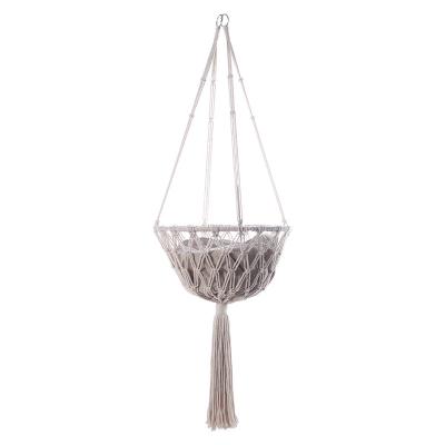 China Bilink Breathable Custom Pet Hanging Pet Bed Basket Hand - Woven Cat Swing Bed Macrame Hammock for sale