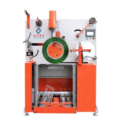 China PLC Controlled PET Strap Winder for 9-32mm Width Range and 400mm Inside Diameter Maximize Your Efficiency for sale