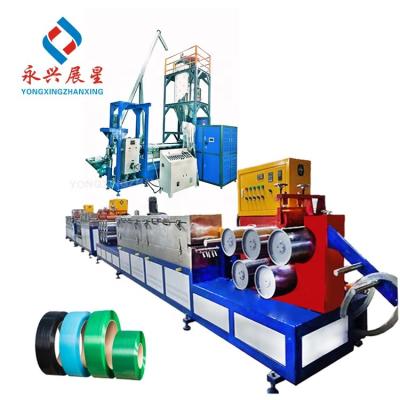 중국 Automatic Single Screw Extruder PET Strap Extruder Machine with 3 Cooling Zones 판매용