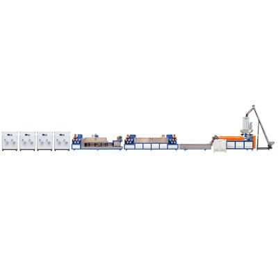 China Maschine zur Herstellung von Rollen mit automatischem PP-Streifen, 110 mm Band-Streifen-Maschine zu verkaufen