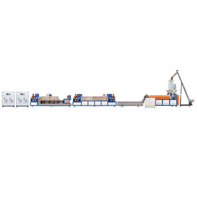 China Fully Automatic Double Screw Polypropylene Strapping Machine for sale