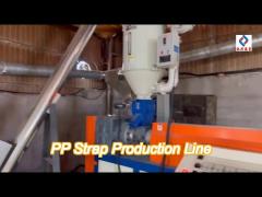 Plastic Recycling Fully Automatic Pp Strapping Machine With Extruder Machine