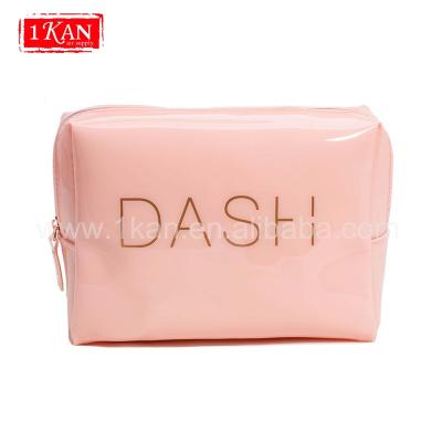 China Cosmetics Convenience Hot Sale Light Pink PVC Cosmetic Pouch for sale