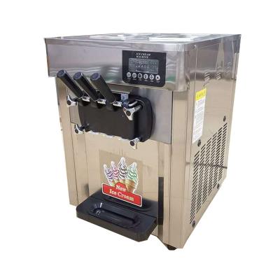 China 2021 outdoor new stainless steel 1700w on sale new Table soft ice cream machine soft ice cream maker for sale