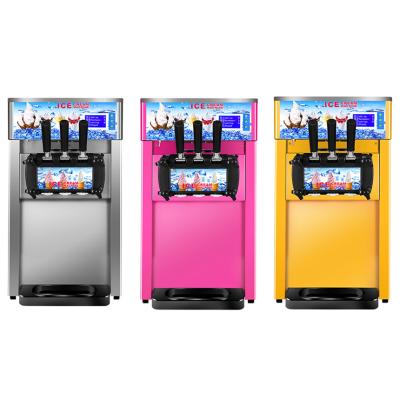 China 2021 Brand New Outdoor Hot Sale Ice Cream Machine Selling New Table Ice Cream Machine 1200W Soft Ice Cream Machines for sale