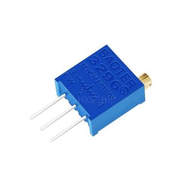 China Standard 3296W-201  Top Adjustment 200R Multiturn Precision Adjustable 3296 Potentiometer W201 for sale