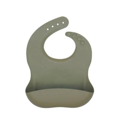 China Luxury Wholesale Feeding Morden Bpa Free Waterproof Silicone Baby Bib With Food Catcher for sale