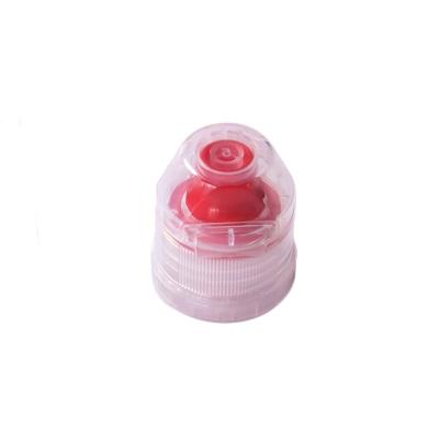 China Non Spill Cap 28mm Water Bottle 1810 Flip Top With Silicone Valve, Drink Dispensing Cap For Sports Water Bottle for sale