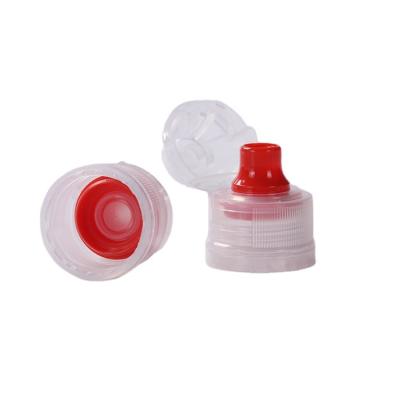 China Non Spill Factory Directly Hot Sale Two Piece Plastic Cap 28 Mm Dispenser Cap With ISO 9001 Certificate for sale