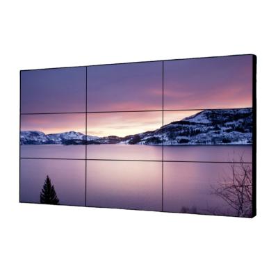 China 55 Inch 2x2 Display 4k 2x6 Controller Indoor Advertising Splicing Lcd Panel Video Wall Screen for sale