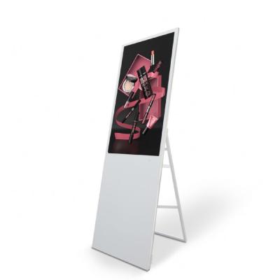 China Advertising Portable Floor Poster Digital Players Display Kiosk Freestanding Digital Signage 43