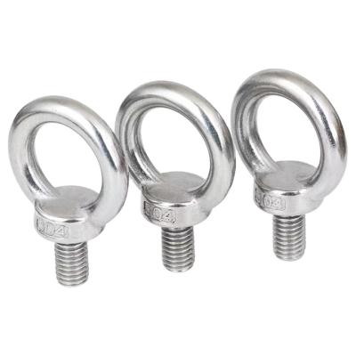 China Automotive Industry M8 M10 M12 A2-70 DIN580 Stainless Steel Eye Bolt for sale