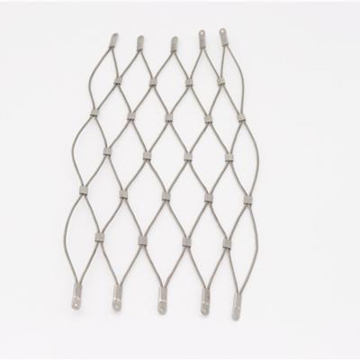 China High Quality Rope Diameter 1.5mm 2mm Stainless Steel Wire Rope Mesh Net for sale