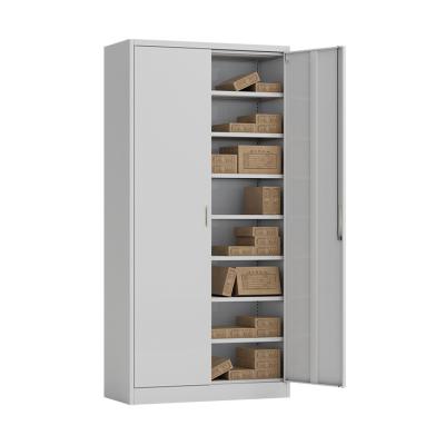 China Newest Design Double Door Metal Cole Steel File Cabinet White (Other) China Factory Wholesale Adjustable for sale