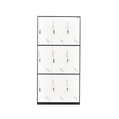 China (Size) Adjustable School Locker Organizer Metal Storage Locker Cabinet For Workers Students for sale