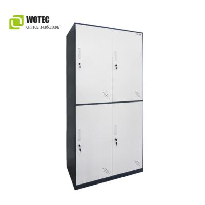 China Gym 4 Row Metal Adjustable (Waist) School Office Closet Steel Locker For Clothes for sale