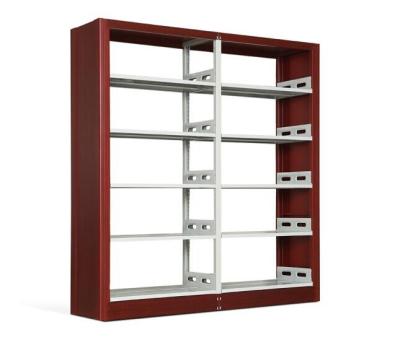 China Wholesale Price Adjustable Shelves Factory Modern Iron School Library Shelf (Height) for sale