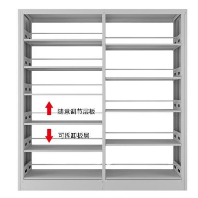 China Metal Modern Commercial Adjustable Book Shelves Modern Design Furniture Bookcases Steel Shelves for sale