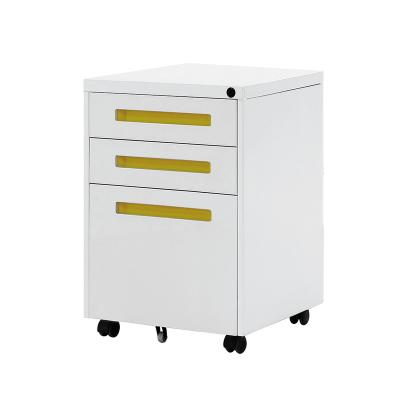 China Factory Direct Selling Price New Fashion Design Small Drawers 4 Door Adjustable Metal Two Tier (Height) Filing Cabinet for sale