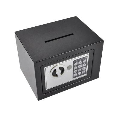 China Electrostatic Powder Coated New Style Security Traveling To Carry Mini Cash Security Box Double Lock Hidden Safe Compartment By Stock Jewelry Main Factory Supplier for sale