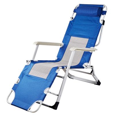 China Modern Outdoor Folding Extended Adjustable Deck Chair Beach Chair Balcony Deck Chair for sale