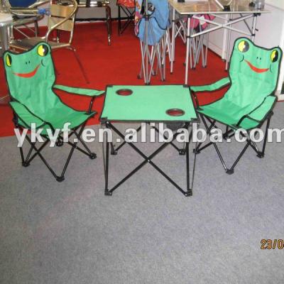 China Modern kids folding table and chair set for sale