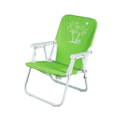 China Modern folding beach chair with armrestl pull down beach chair for sale