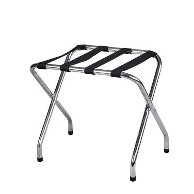 China Hotel Modern Foldable Steel Luggage Rack for sale