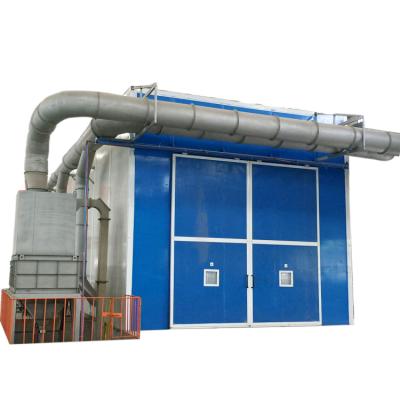 China Environmental protection hot sale sand blasting equipment shot blasting chamber sand blasting room for sale