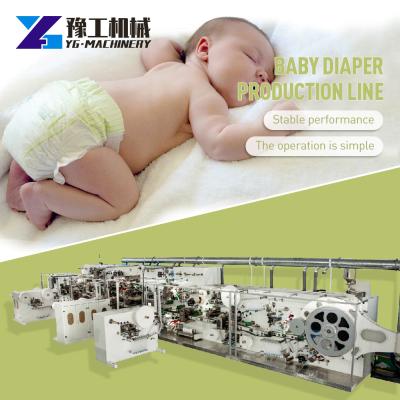 China Home Use Baby Diaper Making Machine Full Automatic Making Machine for sale