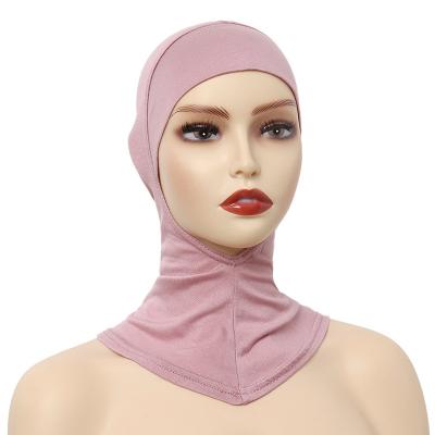 China Daily Life Wear Wholesale Muslim Instant Scarf Women Instantcaps Round Mouth Bottom Long Hat Scarf Headband Hat Modal Cotton Hijab Caps for sale