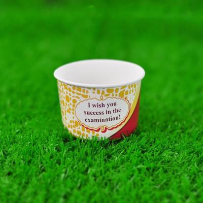 China 2022 Wholesale Hot Male High Quality Custom Disposable 12 Ounce Paper Cup Disposable Cream Paper Cup Logo Design Disposable Printed Ice Bowl For Yoga for sale