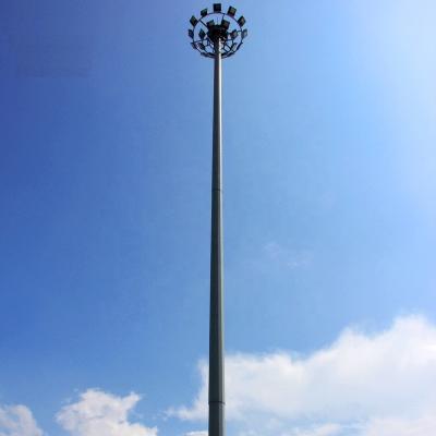 China Square 20m 25m 30m 35m 40m Led High Mast Lighting Tower For Sport Field Football Court for sale