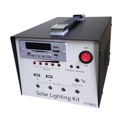 China Outdoor Portable Solar Powered Lighting System Kit Durable Home Charging Solar Power System for sale